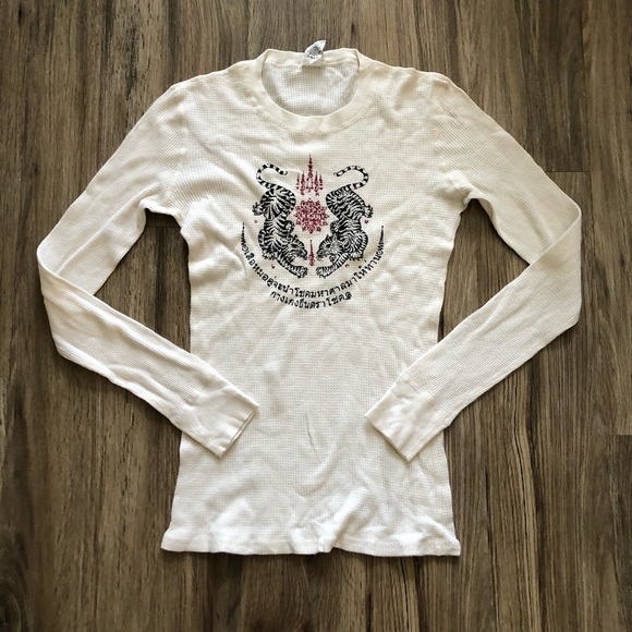 Lucky Brand Tops - Lucky Brand Waffle Knit Tee